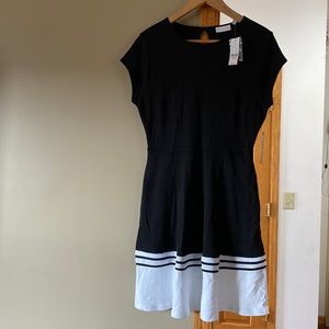 New York & Co black/white dress.  New with tags